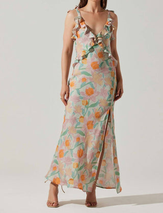 Astr - Sorbae Floral Maxi Dress