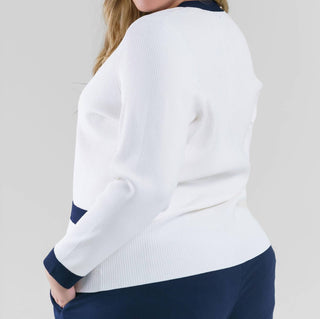 Capsule 121 - Hilda Long Sleeve V-neck Jacket - Plus