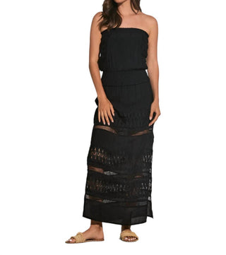 Elan - Wymara Crochet Strapless Maxi Dress