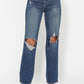 Judy Blue - High Waist Knee Ripped Denim Jeans