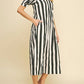 Pinch - Vertical Stripes Maxi Dress