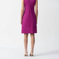 Joseph Ribkoff - Sheath Boat-neck Sleeveless Dress Style