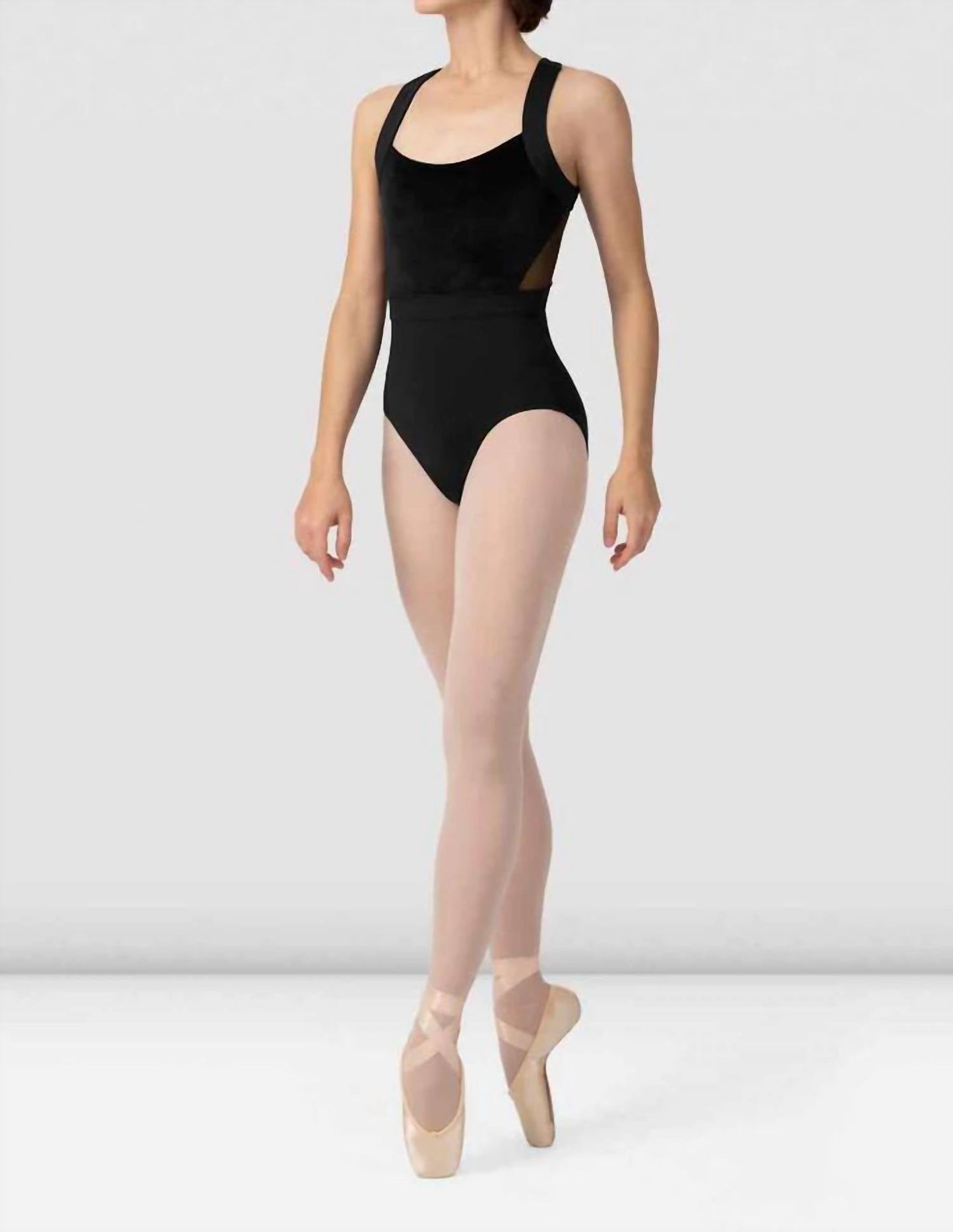 Bloch - Plain Mesh Wide Strap Leotard