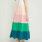 Entro - Colorblock Maxi Dress