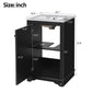 Bathroom Vanity With Sink, Freestanding Single Cabinet Set