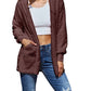 Double Take - Full Size Teddy Hooded Jacket with Pockets