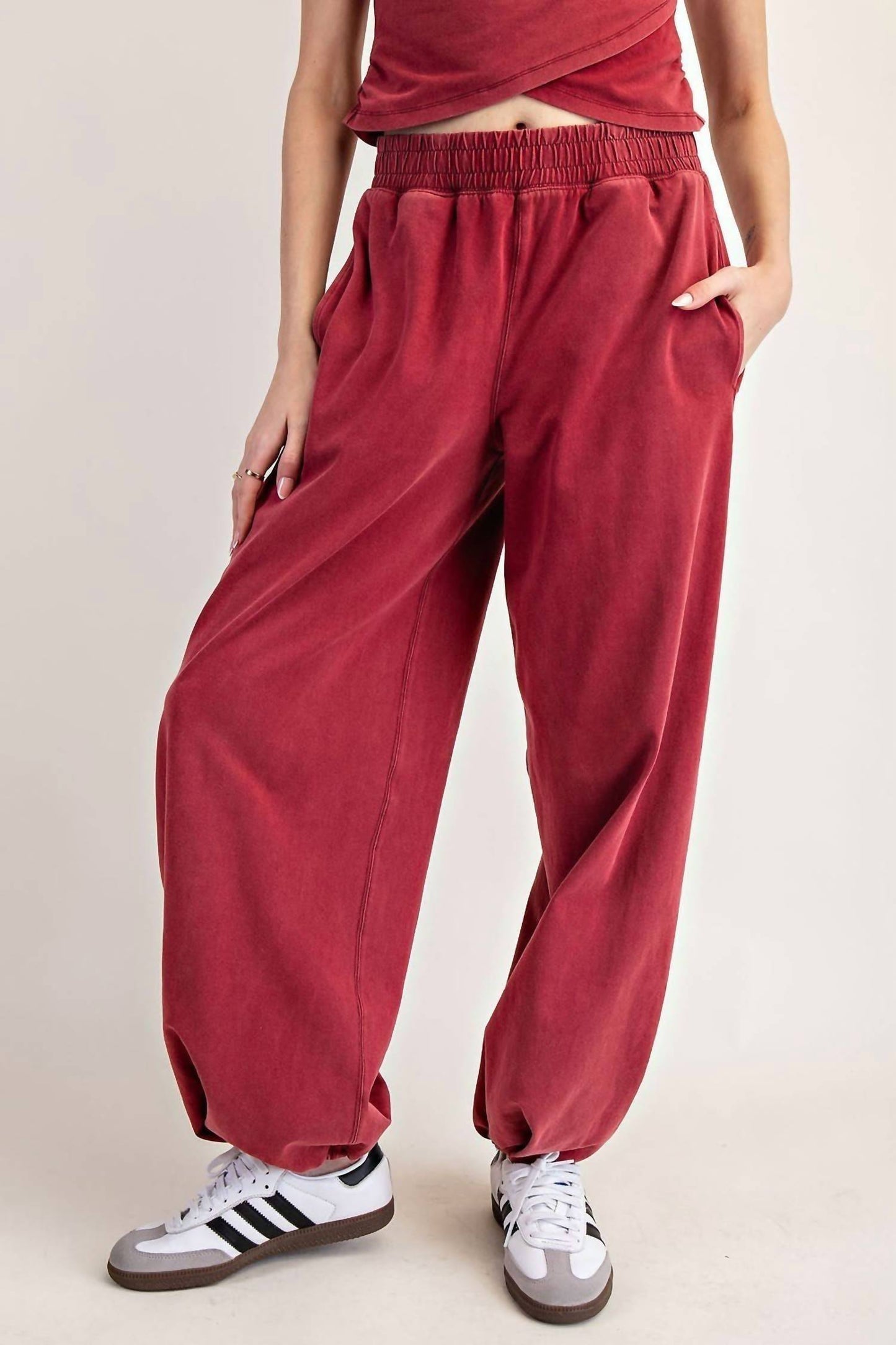 Ee:Some - Solid Pocket Jogger Sweatpants