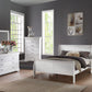 Louis Philippe Sleigh Style Bed