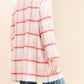 Eva Franco - Strawberry Plaid Coat