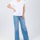 Elliott Lauren - Tina Raglan Short Sleeve V-neck Tee