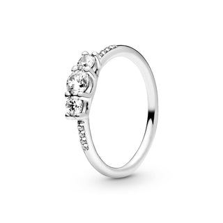 Pandora - Women's Three Ring Stone Ring