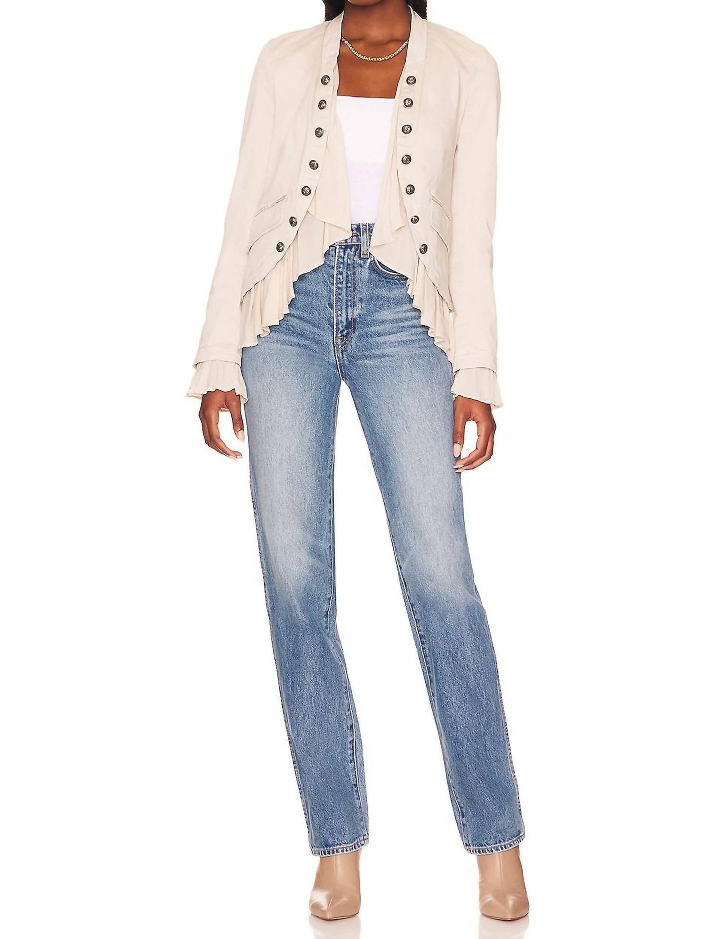 Free People - Ruffles Romance Jacket
