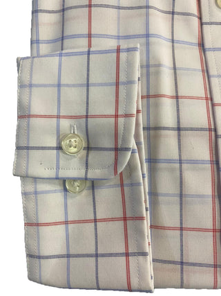 Tommy Hilfiger Men's Athletic-Fit Check Dress Shirt White Size 17 32/33