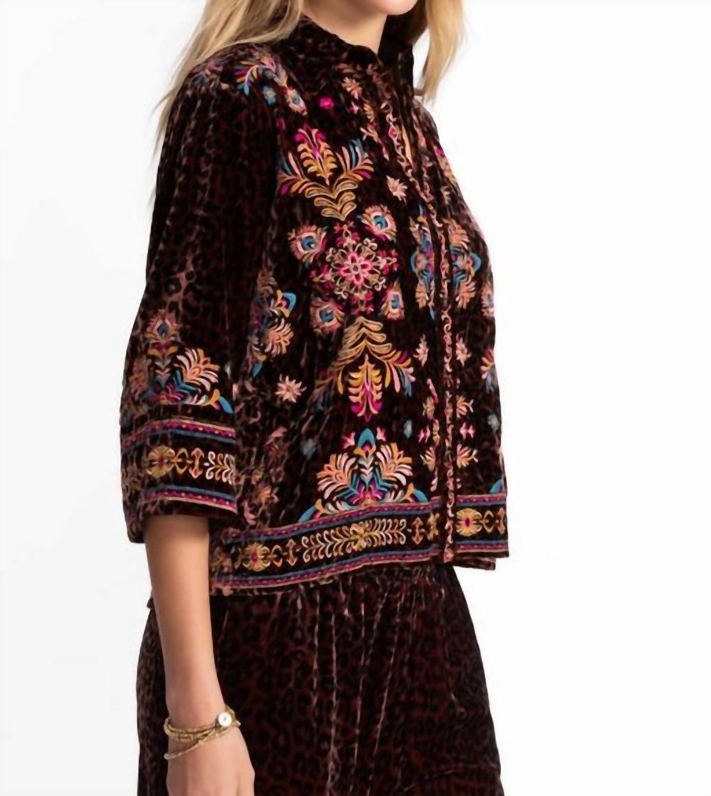 Johnny Was - BRANDI KIMONO SLEEVE SHIRT