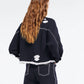 Barrie - Denim Fringed Cashmere And Cotton Shorts