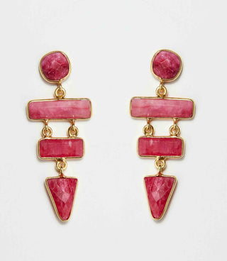 Felix Z - Gemstone Dangle Earrings