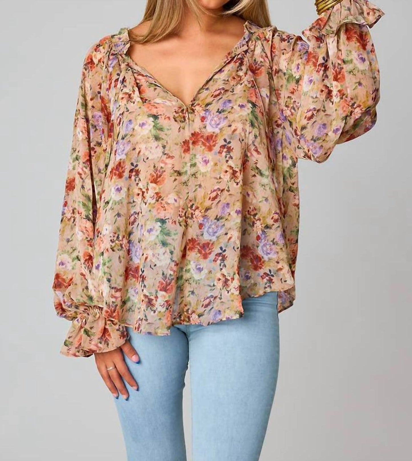 Buddylove - Mandy Long Sleeve Blouse Vintage