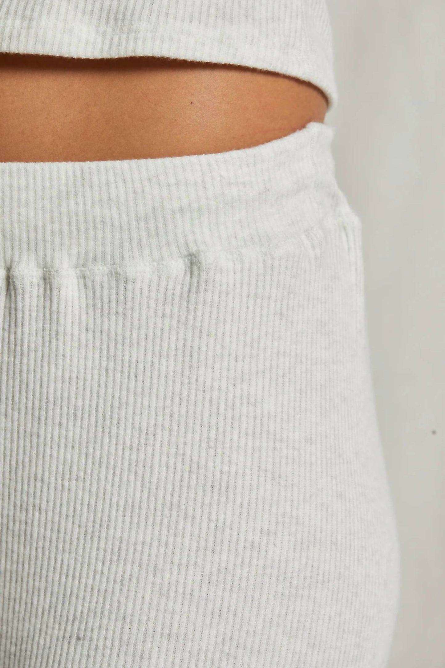 Perfectwhitetee - Leann Sweater Rib Pant