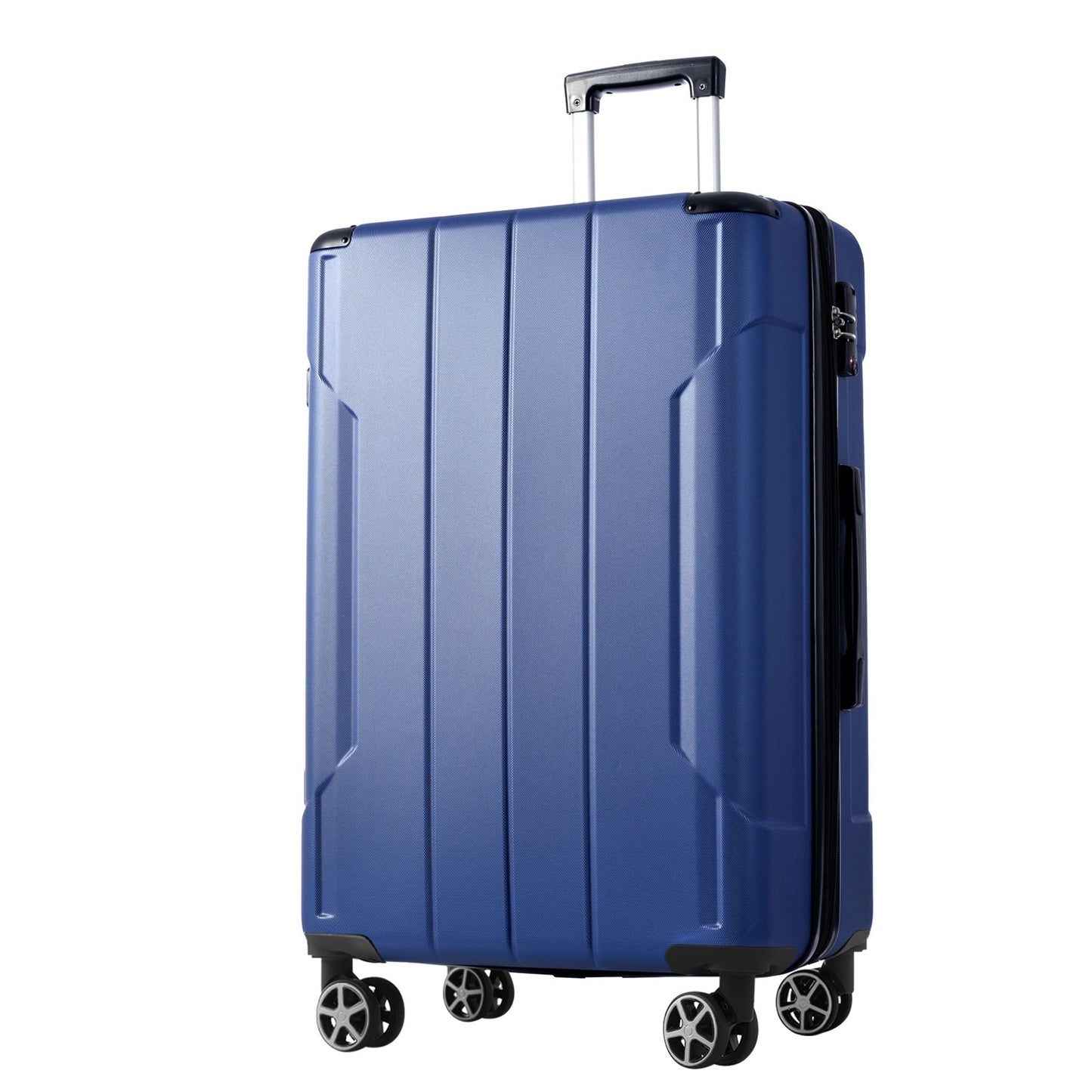 24" Hardshell  Expandable ABS Spinner Luggage (Blue)