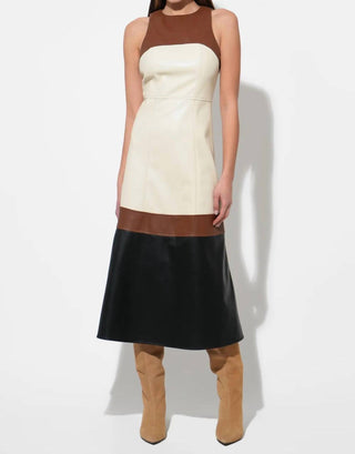 Adelyn Rae - CASPIA VEGAN LEATHER DRESS