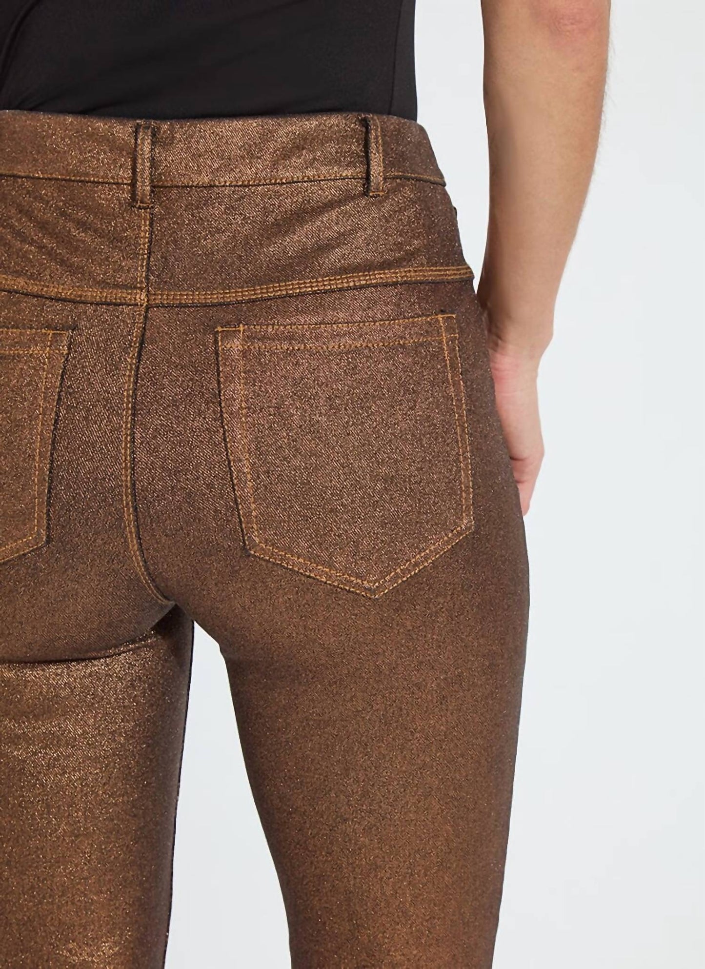 Lysse - Coated Straight Denim Pants