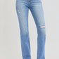 Risen - High Rise Ankle Straight Jeans
