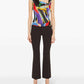 Pucci - Abstract Print Trim Cropped Trousers
