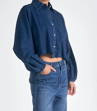 Elan - Sonesta Denim Cropped Jacket