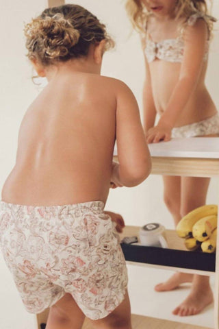 Montce - Kid's Floral Mini Swim Trunk