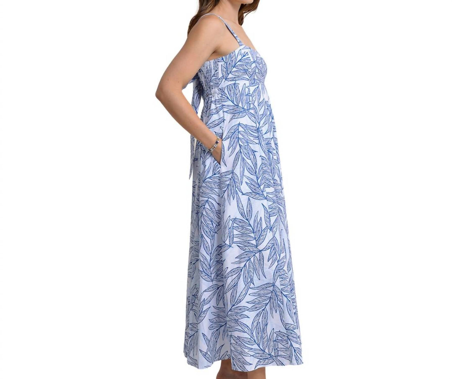 Southern Tide - Leighton Tie Back Maxi Dress