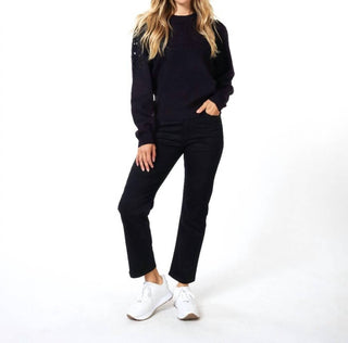 Esqualo - Eyelet Puff-sleeve Sweater