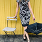 Joseph Ribkoff - Abstract Check Print Dress