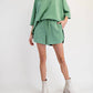 Daisy Street - Knit Matching Shirt And Short Set