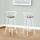 Swivel Stool Bar Height, Stylish Design Contemporary & Modern (Set of 2)