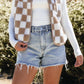 Aapparella - Zip Up Checkered Vest