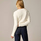 J.Crew - Odette Cable-knit Sweater Lady Jacket