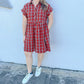 Entro - Classic Charm Plaid Mini Dress