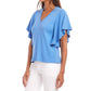 Karen Kane - Flutter Sleeve V-Neck Top