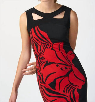 Joseph Ribkoff - Floral Crochet Dress