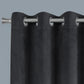 2 Pieces Set Room Darkening Curtain Panels with Grommet - Contemporary Style