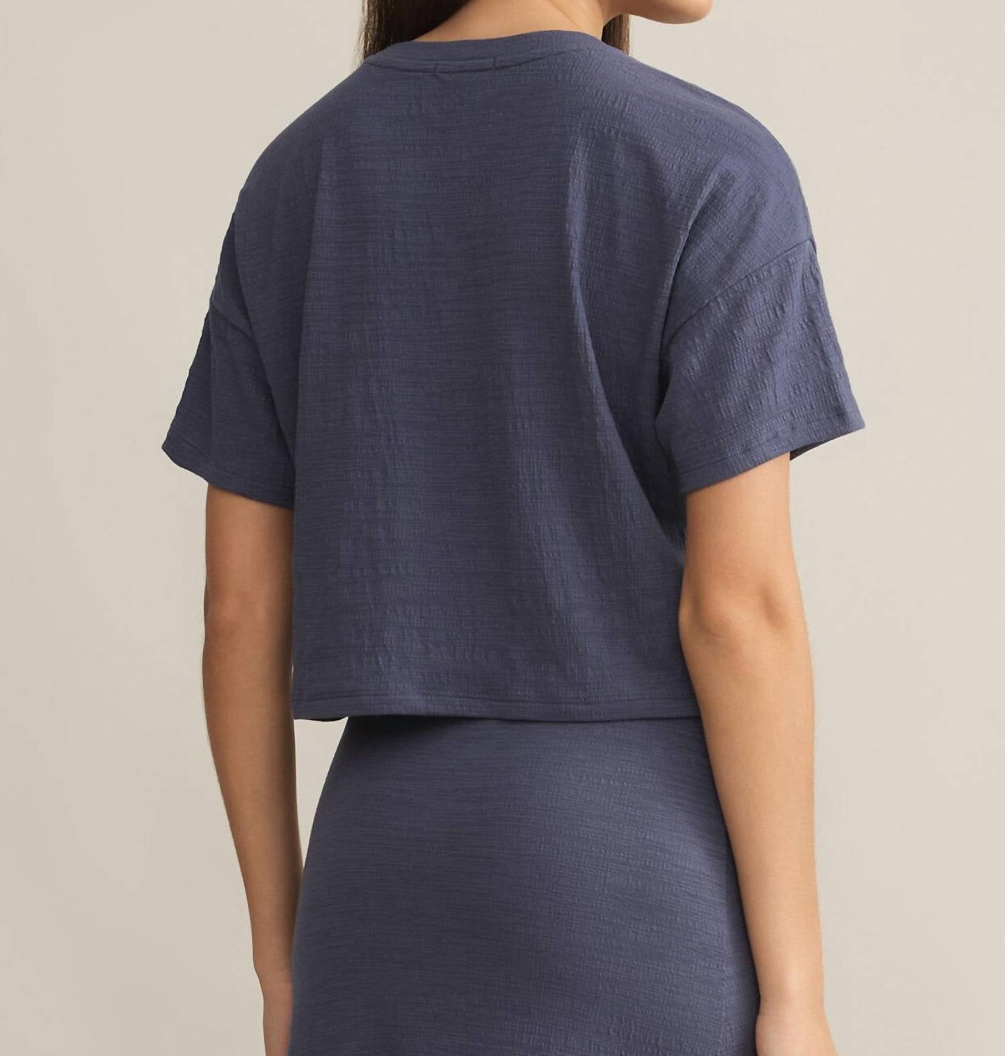 Z Supply - Briggs Cropped Textured Tee