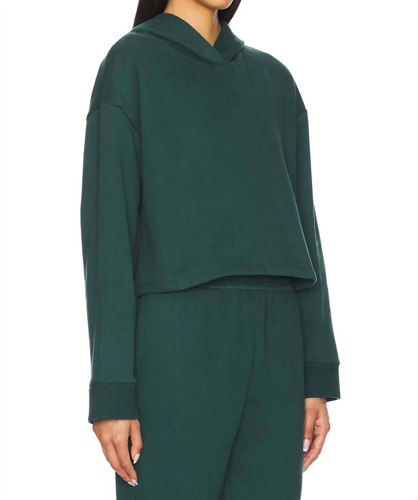 Beyond Yoga - Luxefleece Happiness Cropped Hoodie Top