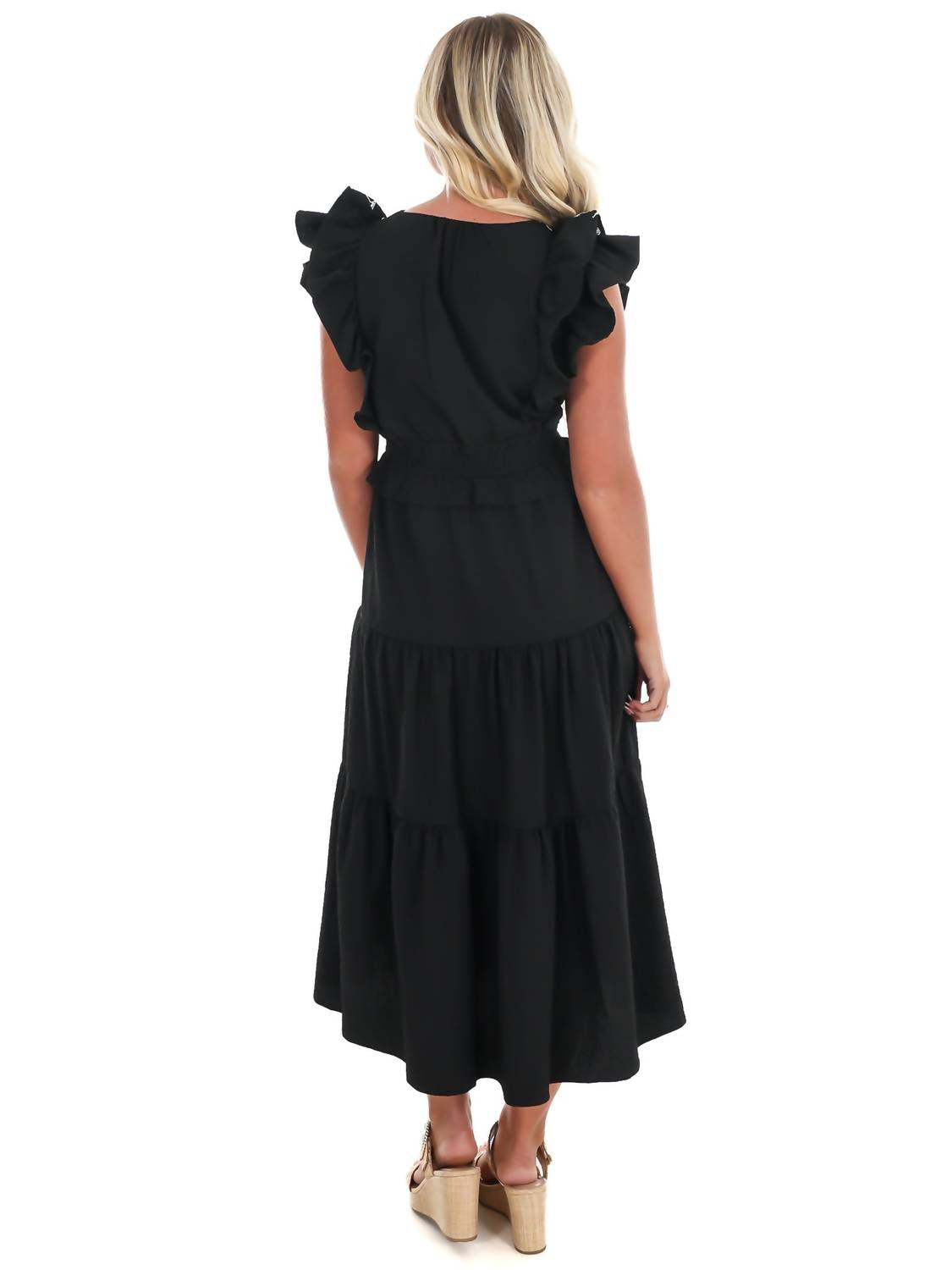 Umgee - Kenzie Embroidered Midi Dress - Plus