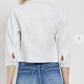 Risen - Shirring Sleeve Crop Jacket