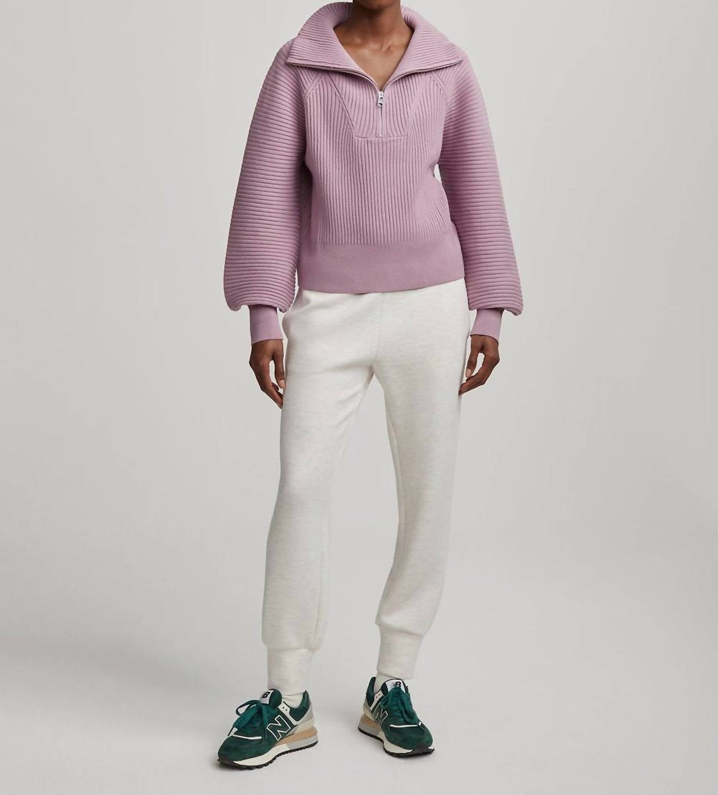 Varley - Reid Half Zip Knit Sweatshirt