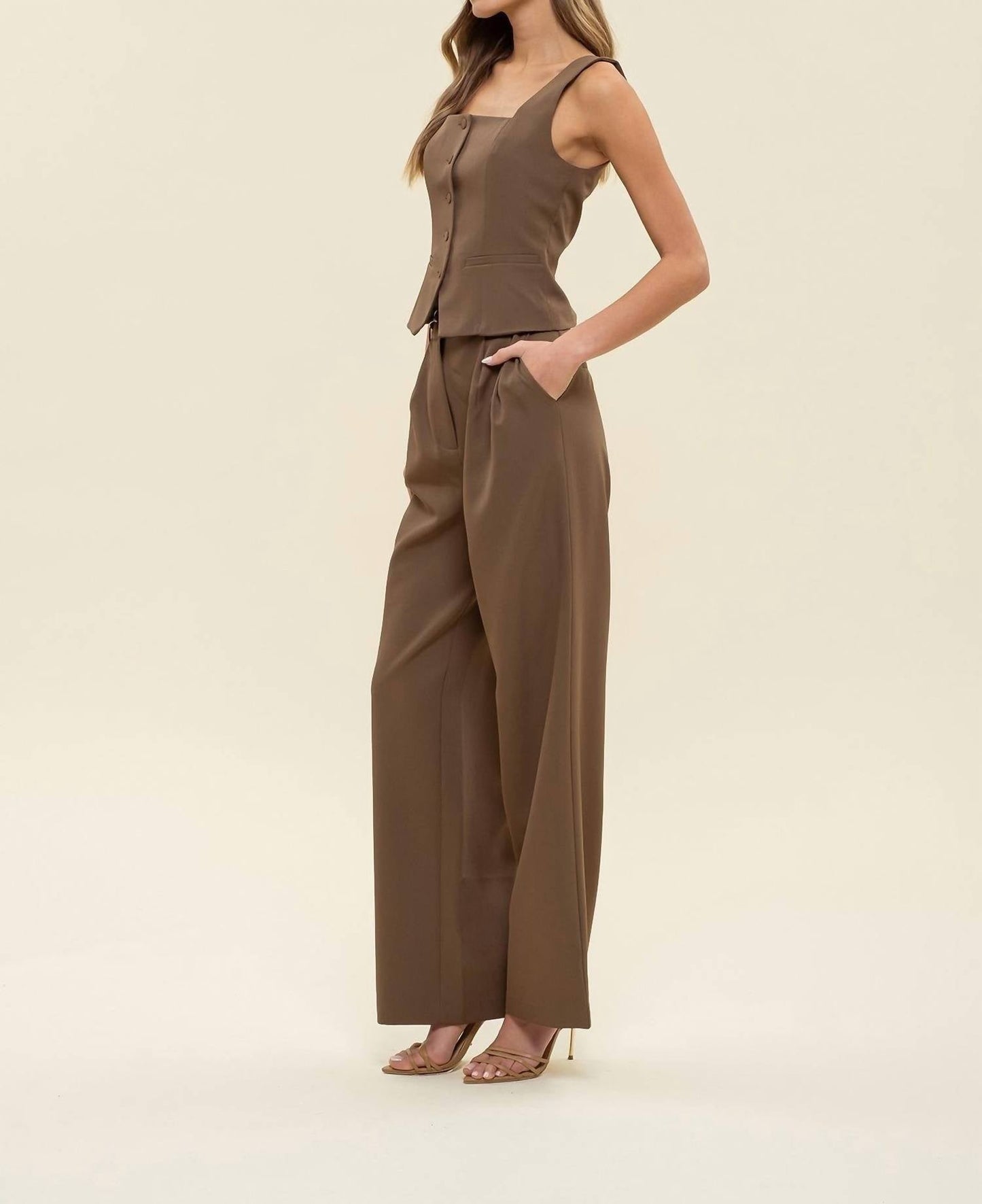 Blu Pepper - Greenwich Pleat Trouser
