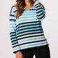 French Kyss - Color Block V-Neck Top