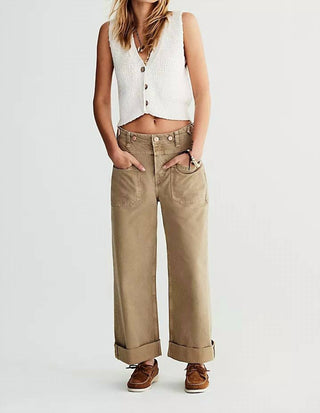 Free People - Palmer Cuffed Jeans