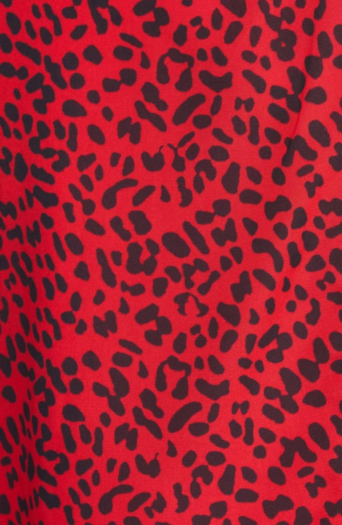 Alice + Olivia - Leopard Print Long Sleeve Chiffon Fit & Flare Mini Dress