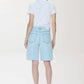 Pistola - Nolan Relaxed Straight Cut Off Denim Shorts